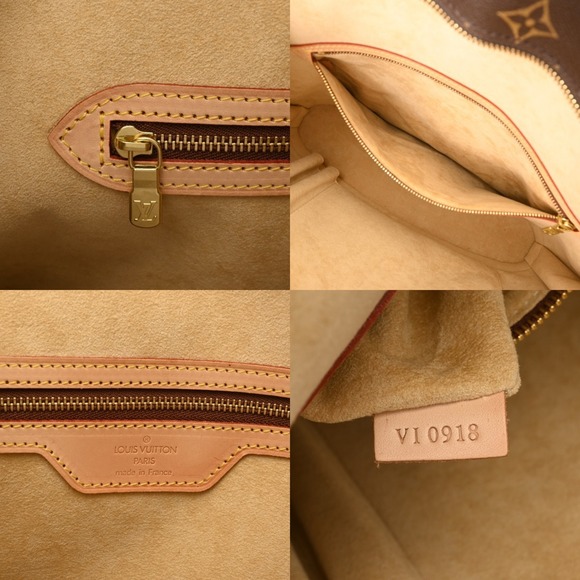 LOUIS VUITTON Brown Monogram Canvas Tote Bag - Picture 11 of 11